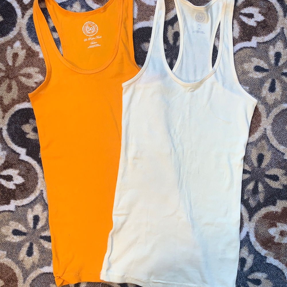 2 SO Ribbed Tank Tops